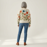 Andrea | Cardigan with Wildflower Pattern