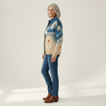 Renate | Cardigan with Dandelion Motif