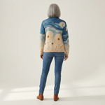 Renate | Cardigan with Dandelion Motif