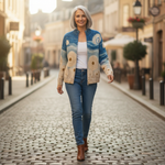 Renate | Cardigan with Dandelion Motif