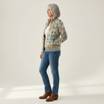 Gisela | Cardigan with Floral Border