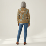 Brigitte | Cardigan with Horse and Cactus Design