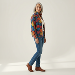 Susanne | Cardigan with Colourful Heart Pattern