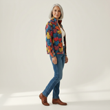 Susanne | Cardigan with Colourful Heart Pattern