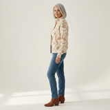 Ingrid | Cardigan with Delicate Floral Vines