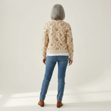 Ingrid | Cardigan with Delicate Floral Vines