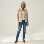 Ingrid | Cardigan with Delicate Floral Vines