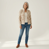 Ingrid | Cardigan with Delicate Floral Vines