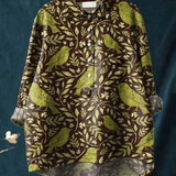 Rose | Vintage-Inspired Casual Blouse with Floral Design
