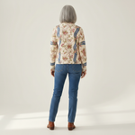 Sabine | Cardigan with Rose Vine Pattern