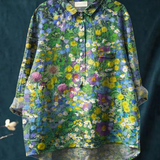 Ida | Vintage Floral Casual Blouse for Women