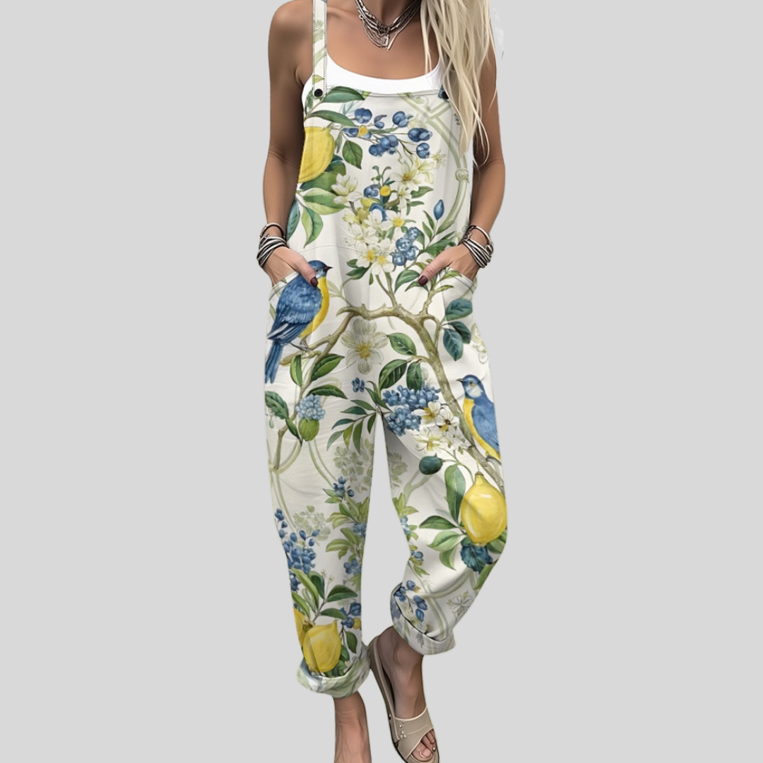 Dungarees with Lemons & Berries