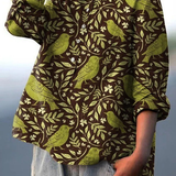 Rose | Vintage-Inspired Casual Blouse with Floral Design