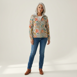 Petra | Cardigan with Floral Garden Pattern