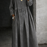 Sophie - Peter Pan Collar Denim Dress