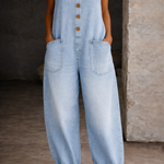 Florence - Vintage Washed Cotton Dungarees