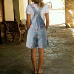 Lucy - Floral Denim Jumpsuit