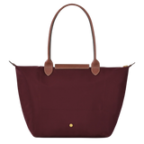 Large Packable Tote Bag, Burgundy