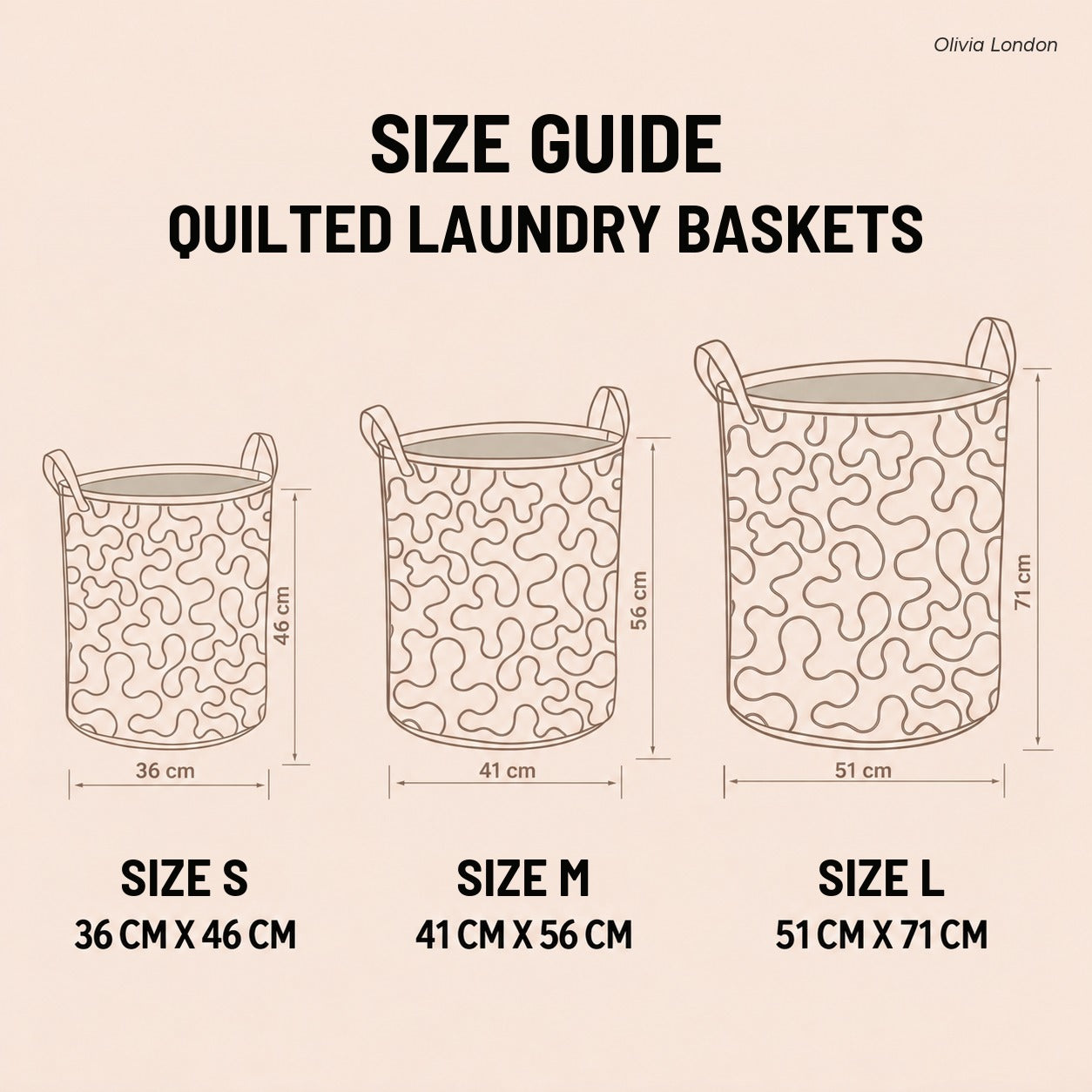 Bloom Bright | Quilted Laundry Basket