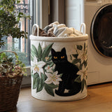 Cosy Cats | Quilted Laundry Basket