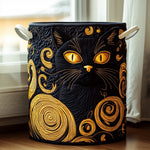 Cosy Cats | Quilted Laundry Basket