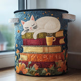 Cosy Cats | Quilted Laundry Basket