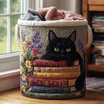 Cosy Cats | Quilted Laundry Basket