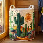Desert Cactus | Quilted Laundry Basket