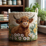 Highland Charm | Quilted Laundry Basket