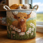 Highland Charm | Quilted Laundry Basket