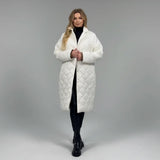 Premium Padded Coat with Leopard-Print Lining