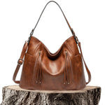 Mia Paula | Leather Bag with Fringing