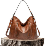 Mia Paula | Leather Bag with Fringing