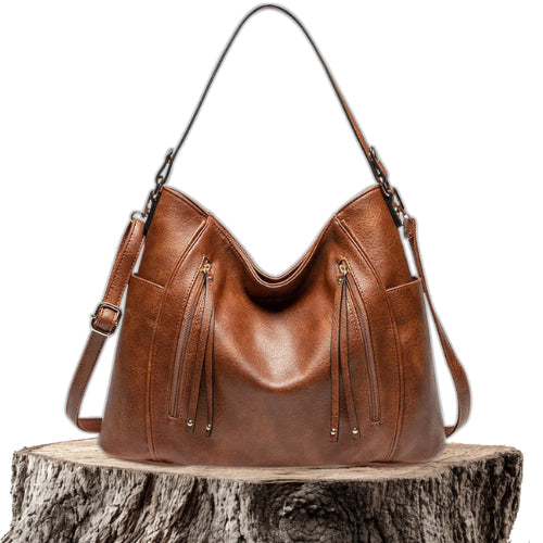 Mia Paula | Leather Bag with Fringing