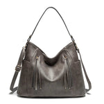 Mia Paula | Leather Bag with Fringing