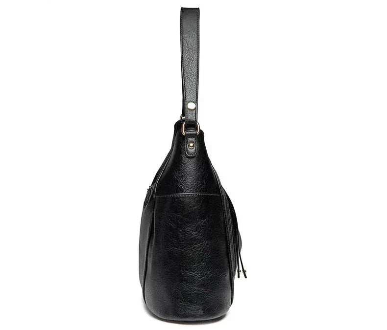 Mia Paula | Leather Bag with Fringing