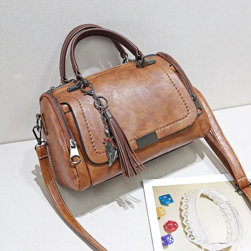 Mia Rose | Textured Leather Bag