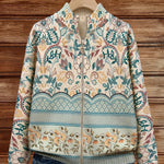 Gisela | Cardigan with Floral Border