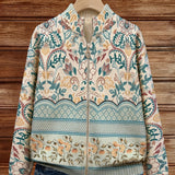Gisela | Cardigan with Floral Border