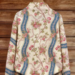 Sabine | Cardigan with Rose Vine Pattern