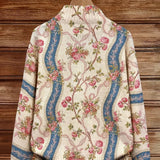 Sabine | Cardigan with Rose Vine Pattern