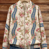 Sabine | Cardigan with Rose Vine Pattern