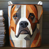 Patchwork Boxer | Quilted Laundry Basket
