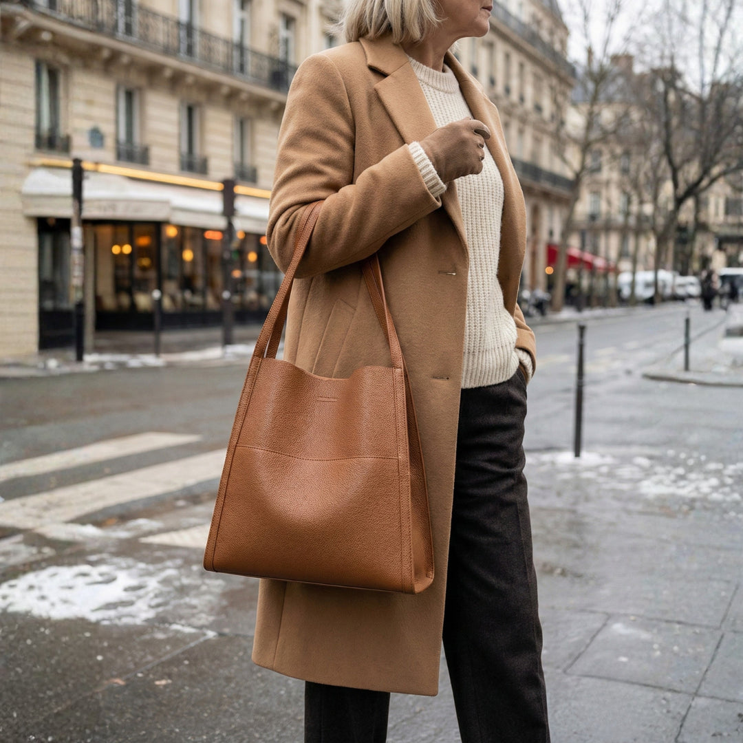 Sarina | Elegant Leather Cross-Body Bag