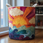 Shining Sun | Quilted Laundry Basket