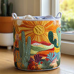 Shining Sun | Quilted Laundry Basket