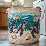 Spirits of the Sea | Quilted Laundry Basket