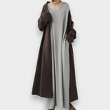 Estelle | Elegant Casual Dress with V-Neck