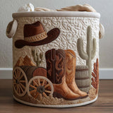 Western Spirit | Quilted Laundry Basket